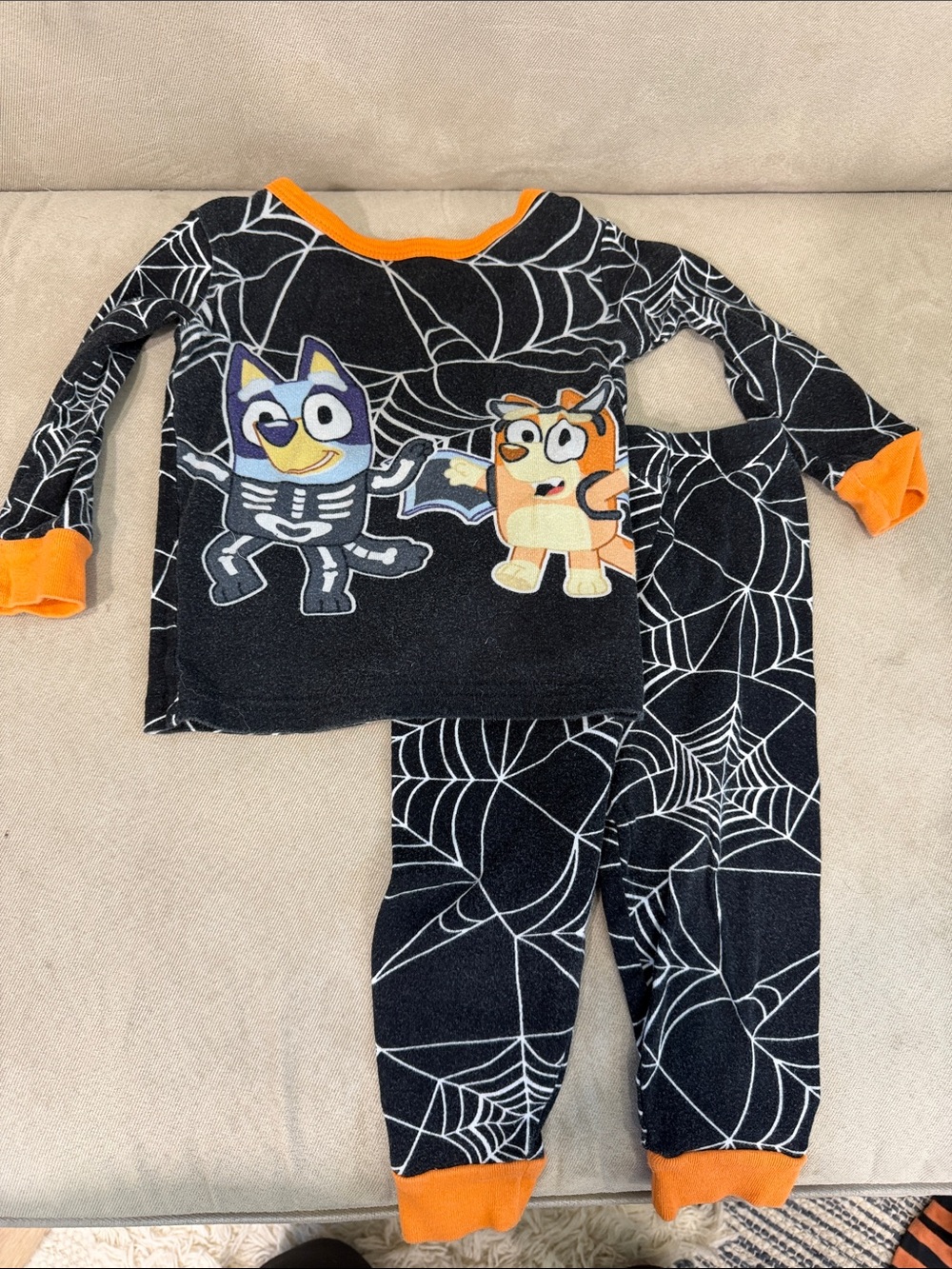 Bluey Halloween PJ set